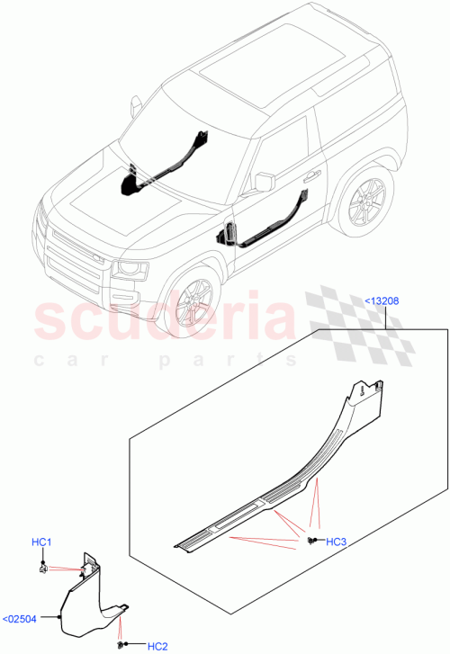 Part Diagram for Land Rover LR164792