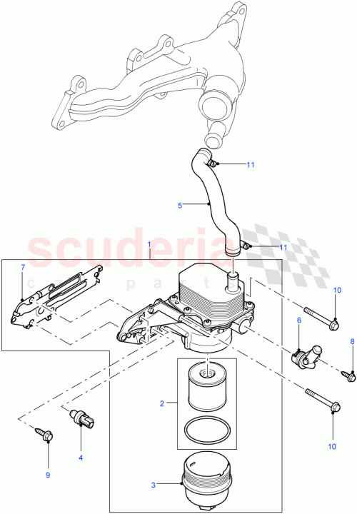Part Diagram for Land Rover LR030778