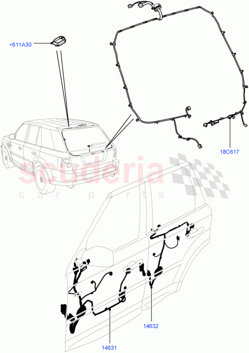 Part Diagram for Land Rover LR030137