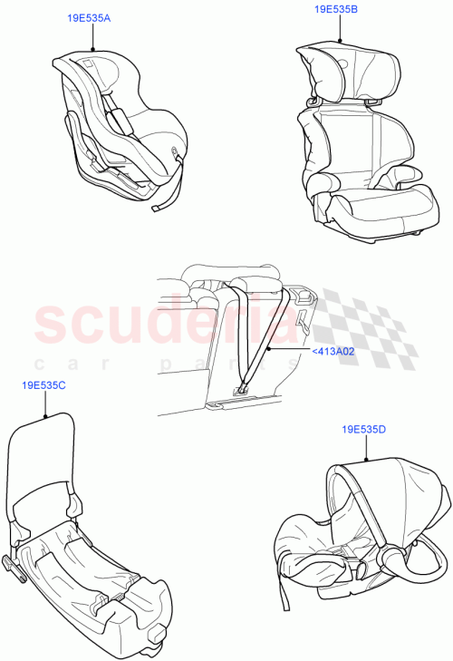 Part Diagram for Land Rover VPLRS0397