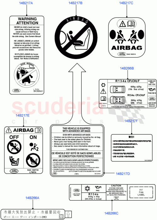 Part Diagram for Land Rover LR025315