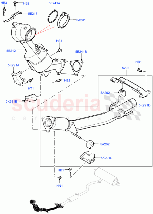 Part Diagram for Land Rover LR133149