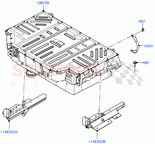 Part Diagram for Land Rover LR132834