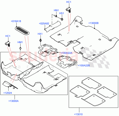 Part Diagram for Land Rover LR186966