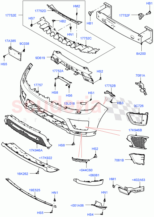 Part Diagram for Land Rover LR113284