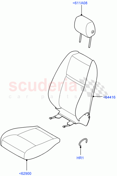 Part Diagram for Land Rover LR141461