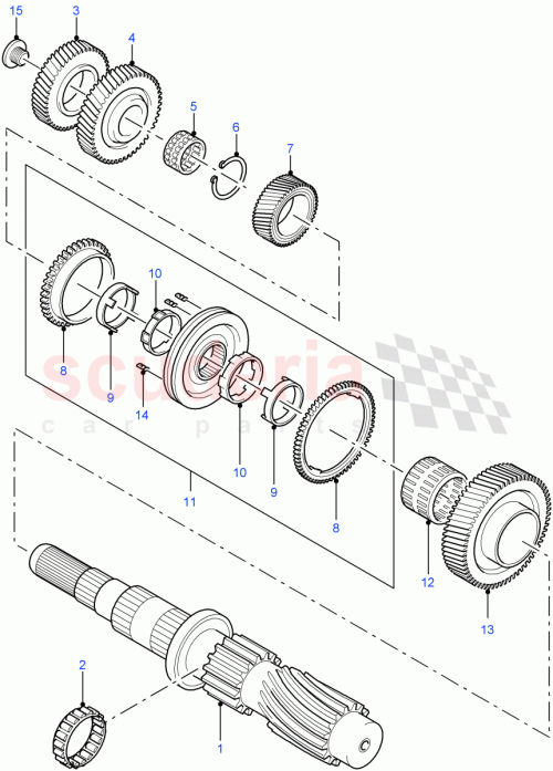 Part Diagram for Land Rover LR030056
