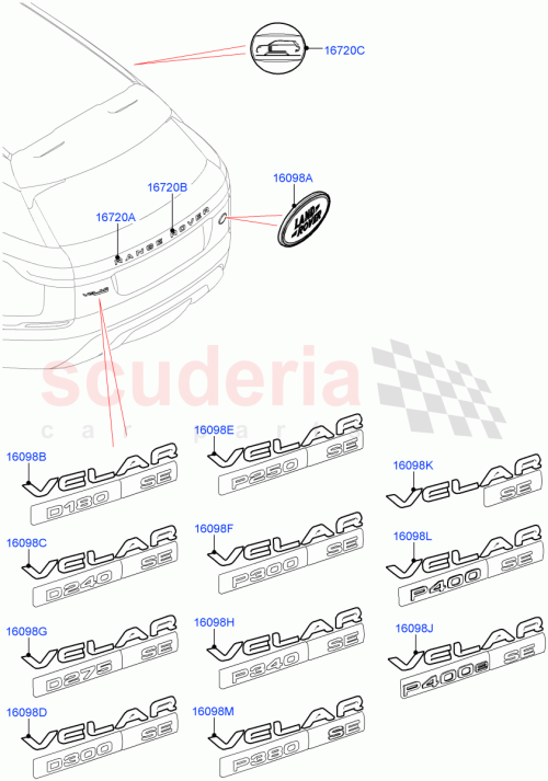 Part Diagram for Land Rover LR148109