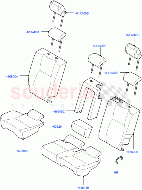 Part Diagram for Land Rover LR127788