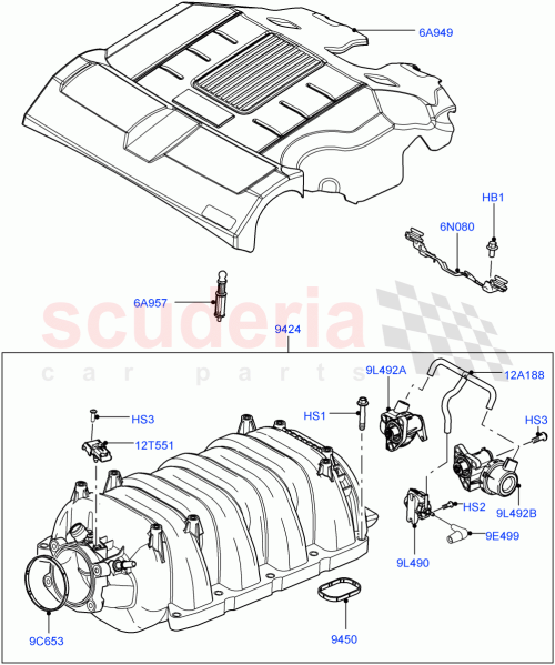 Part Diagram for Land Rover LR011956