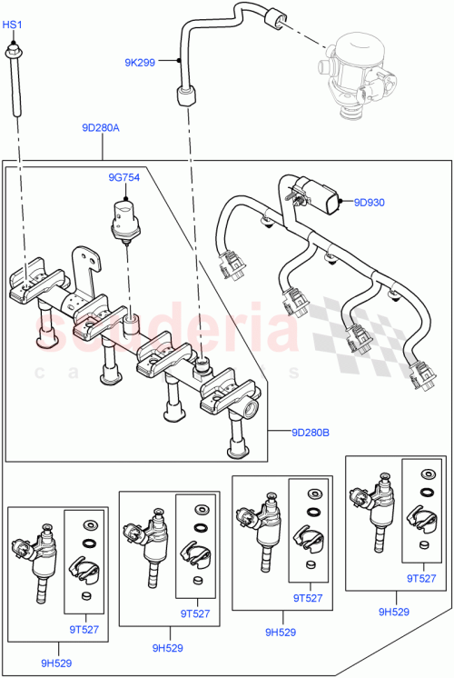 Part Diagram for Land Rover LR146542