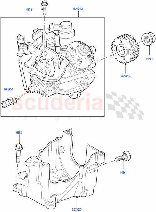 Part Diagram for Land Rover LR061984