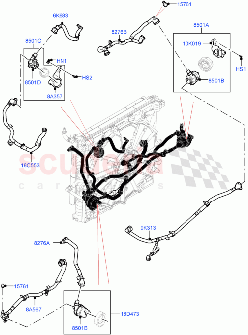 Part Diagram for Land Rover LR151906