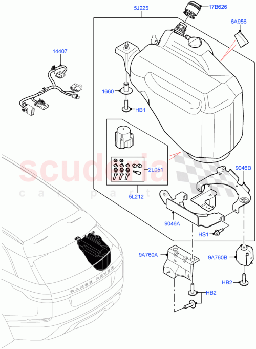 Part Diagram for Land Rover LR166699