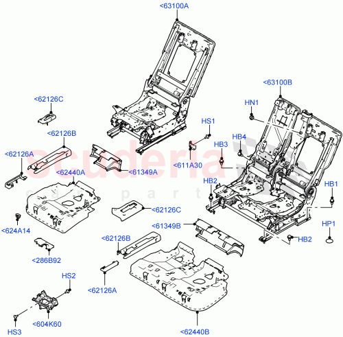 Part Diagram for Land Rover LR151244