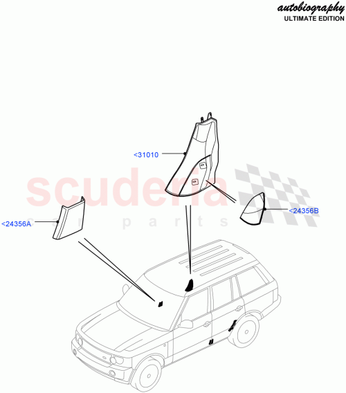 Part Diagram for Land Rover LR032415