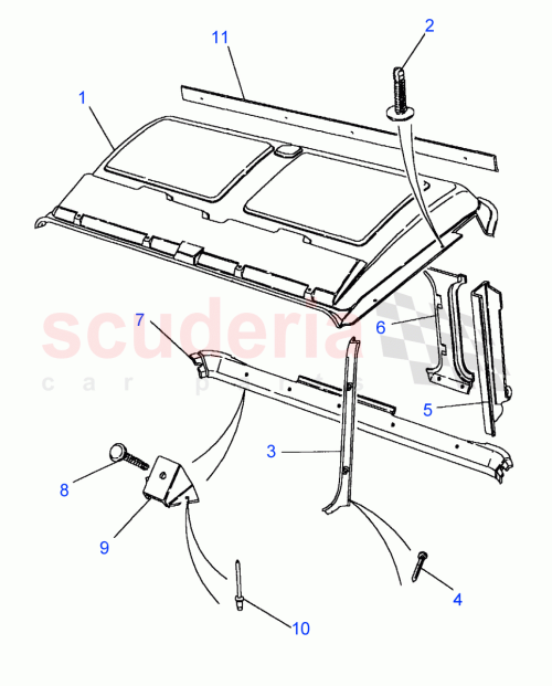 Part Diagram for Land Rover LR033219