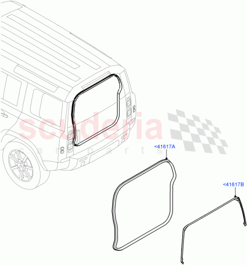 Part Diagram for Land Rover LR167155