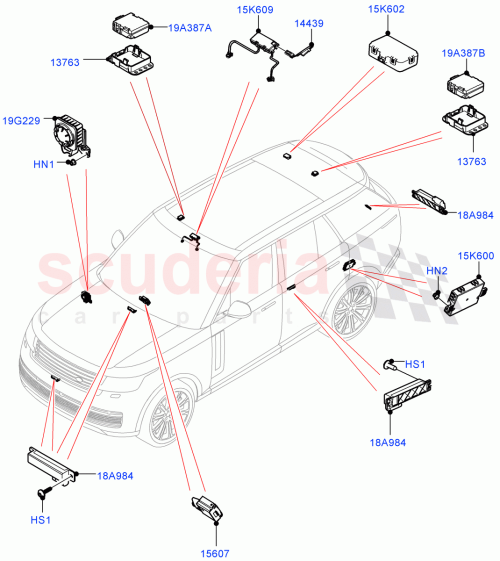Part Diagram for Land Rover LR170911