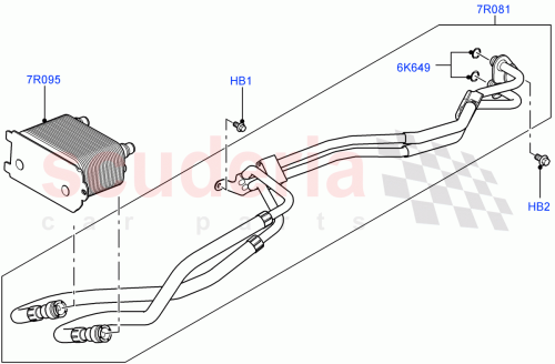 Part Diagram for Land Rover EYP500200