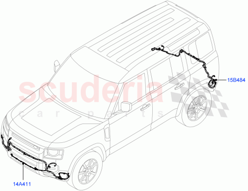 Part Diagram for Land Rover LR136421