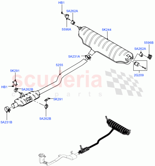 Part Diagram for Land Rover LR137017