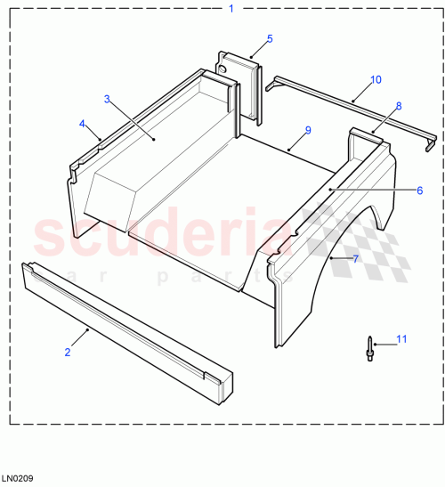 Part Diagram for Land Rover LR032944