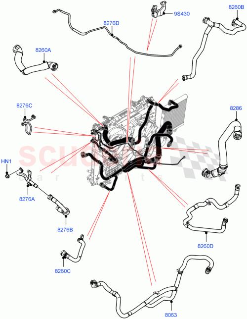Part Diagram for Land Rover LR131378