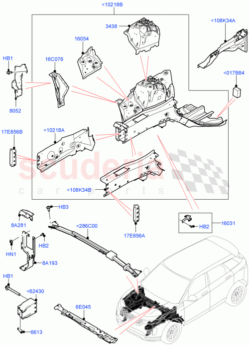 Part Diagram for Land Rover LR140328