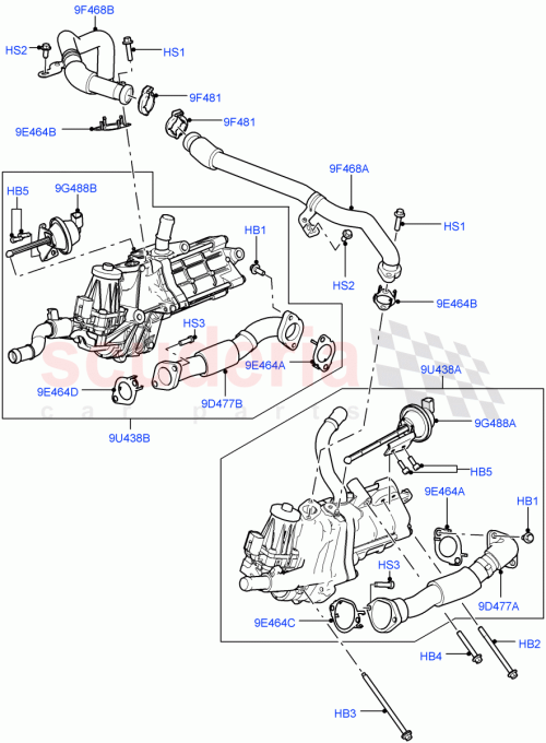 Part Diagram for Land Rover LR075627