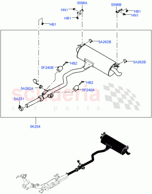 Part Diagram for Land Rover LR144655