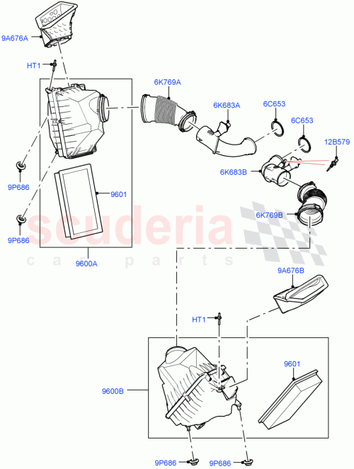 Part Diagram for Land Rover LR158746