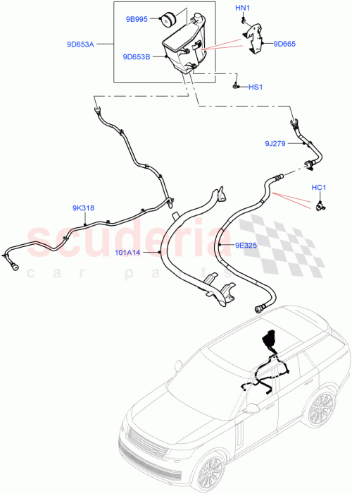 Part Diagram for Land Rover LR157043