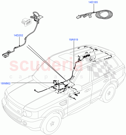 Part Diagram for Land Rover LR021784