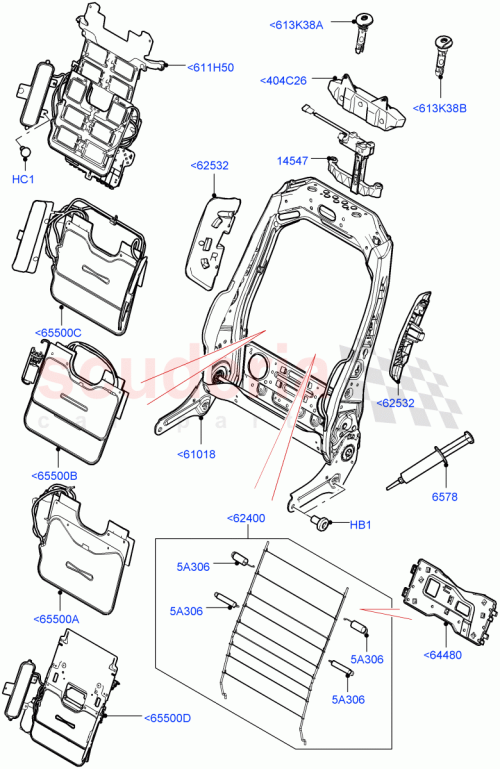 Part Diagram for Land Rover LR039423