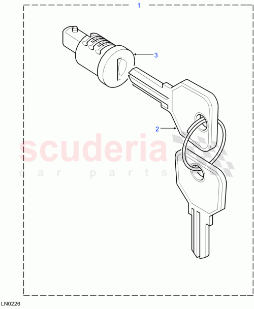 Part Diagram for Land Rover LR039823