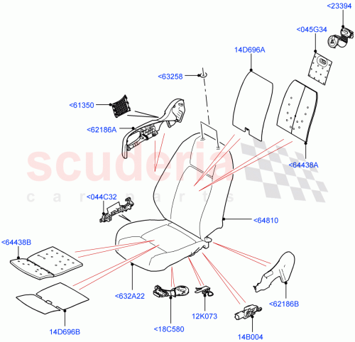 Part Diagram for Land Rover LR118512
