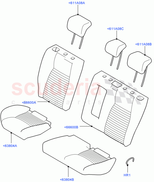 Part Diagram for Land Rover LR127663