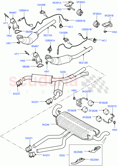 Part Diagram for Land Rover LR010933