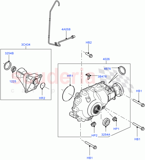 Part Diagram for Land Rover LR010729