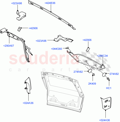Part Diagram for Land Rover LR043835