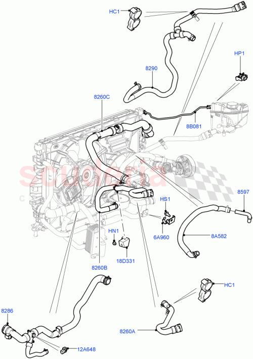 Part Diagram for Land Rover LR049637