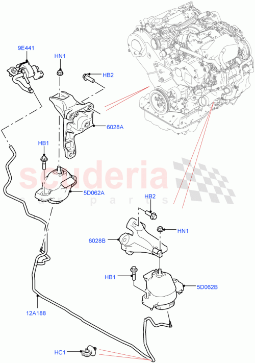 Part Diagram for Land Rover LR116743