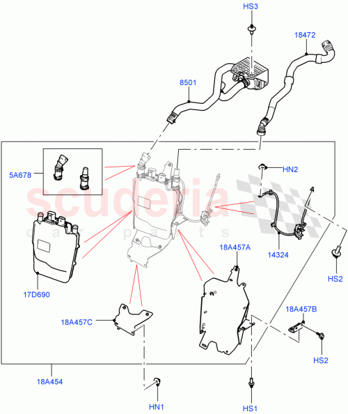 Part Diagram for Land Rover LR135620