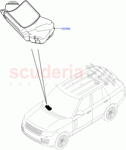 Part Diagram for Land Rover LR117354