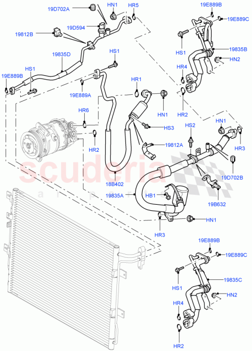 Part Diagram for Land Rover LR013846