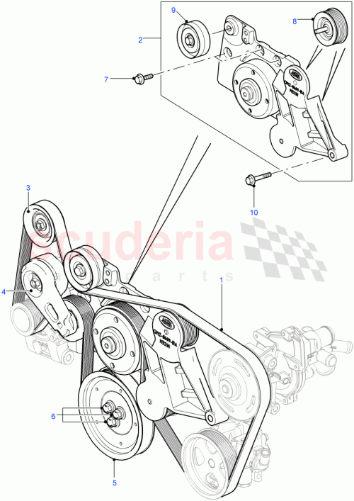 Part Diagram for Land Rover LR031367