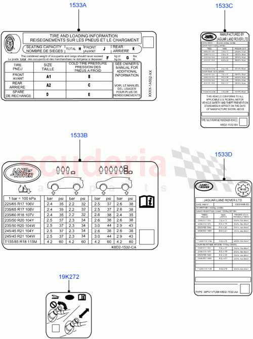 Part Diagram for Land Rover LR164917