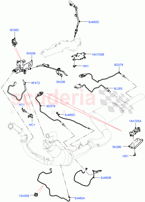 Part Diagram for Land Rover LR108541