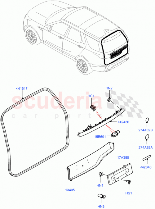 Part Diagram for Land Rover LR146248